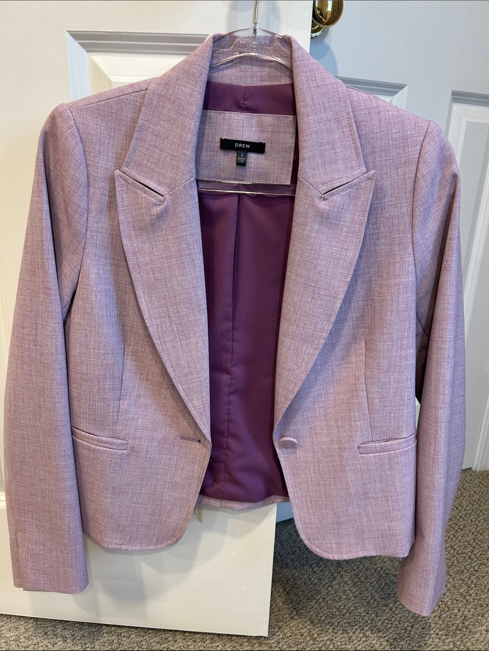 DREW Lilac Tailored Women's Blazer